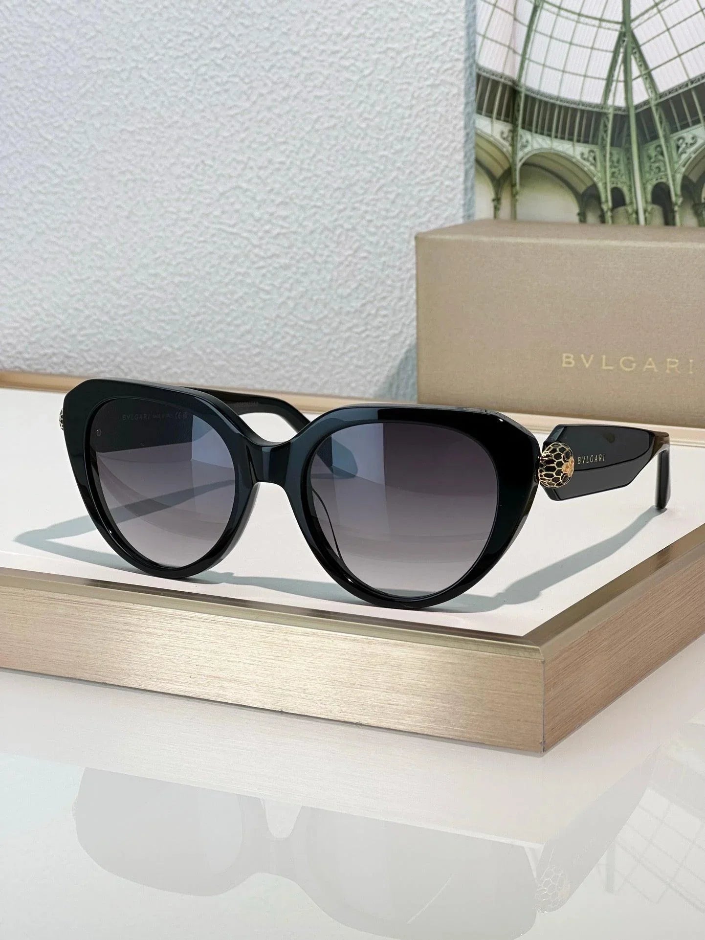 BVLGARI Bvlgari Serpenti BV50003I 001 Serpenti 51MM Cat-Eye Women&