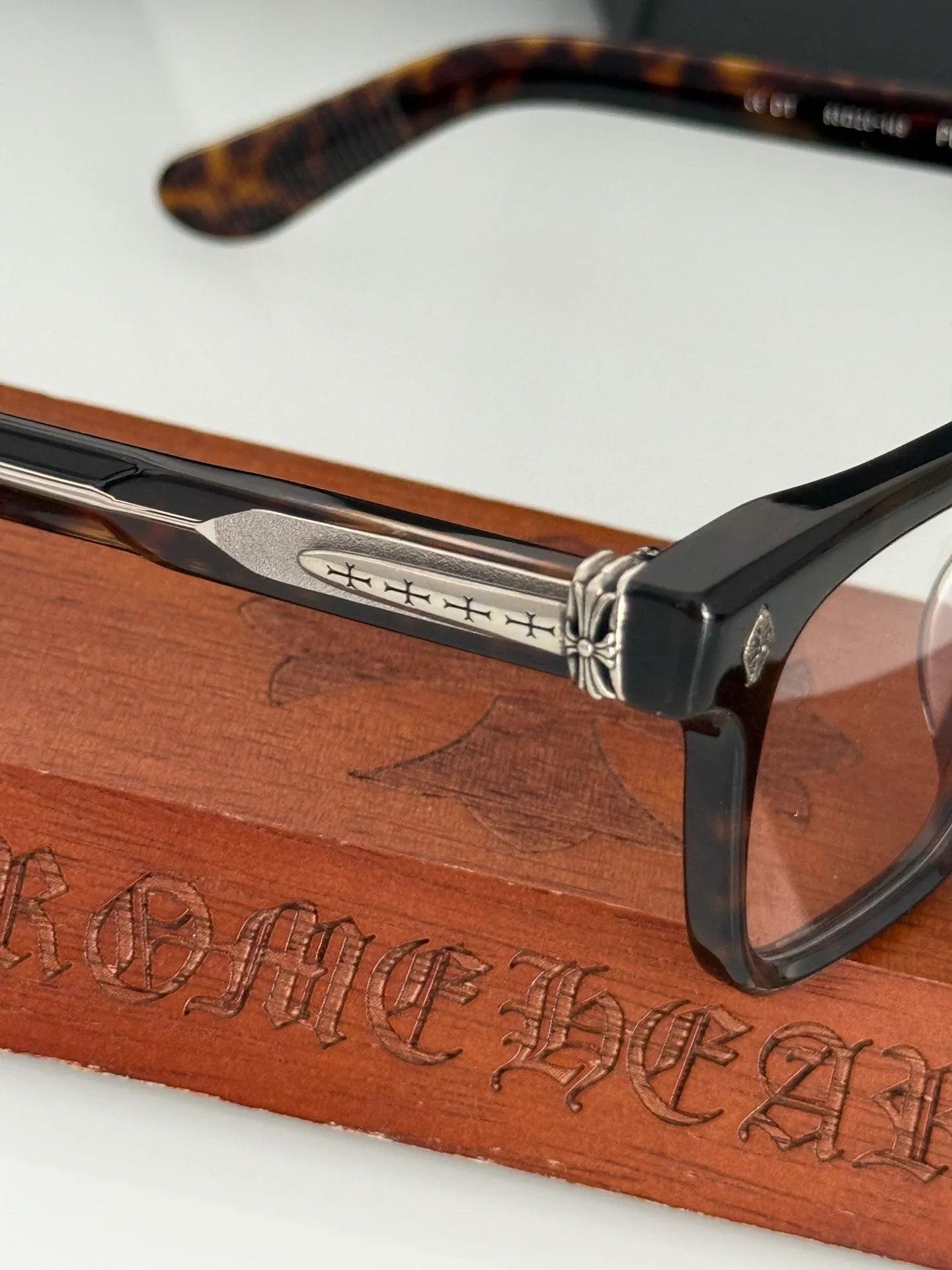 Chrome Hearts PEN 15 BK/GP Glasses Frame ⚜️
