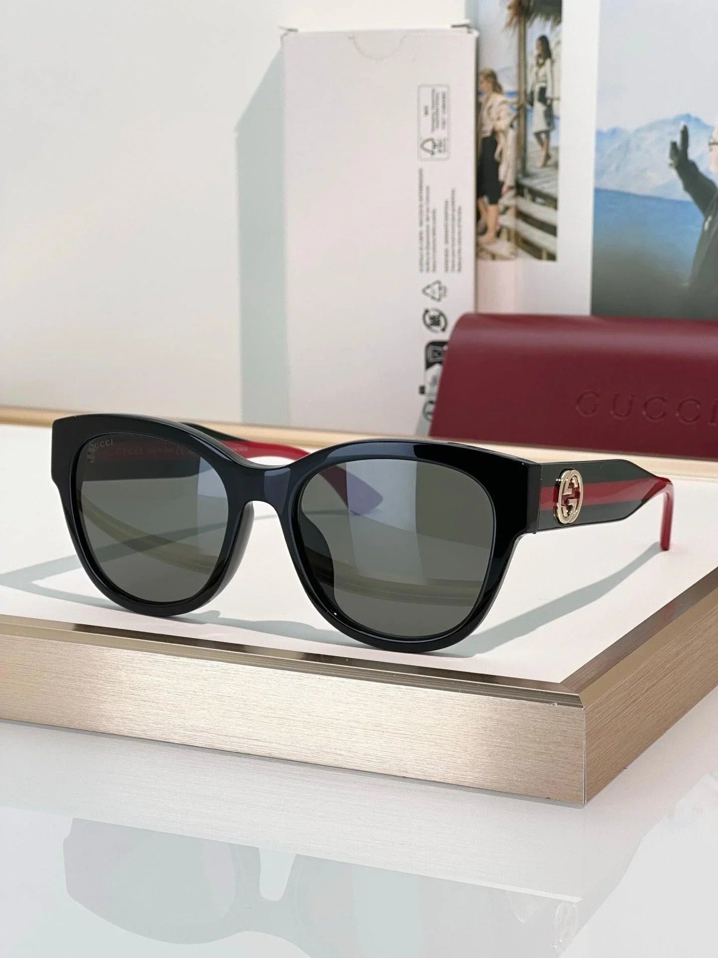 Gucci GG1866SK 001  Women's Sunglasses ✨