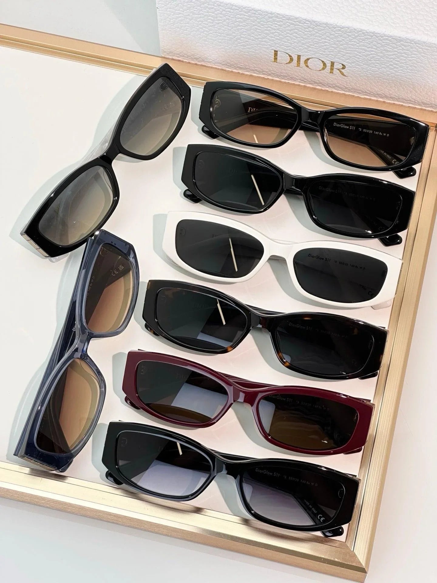 DIOR Diorraphique S1I 10A0 Black Cat Eye  Sunglasses ✨