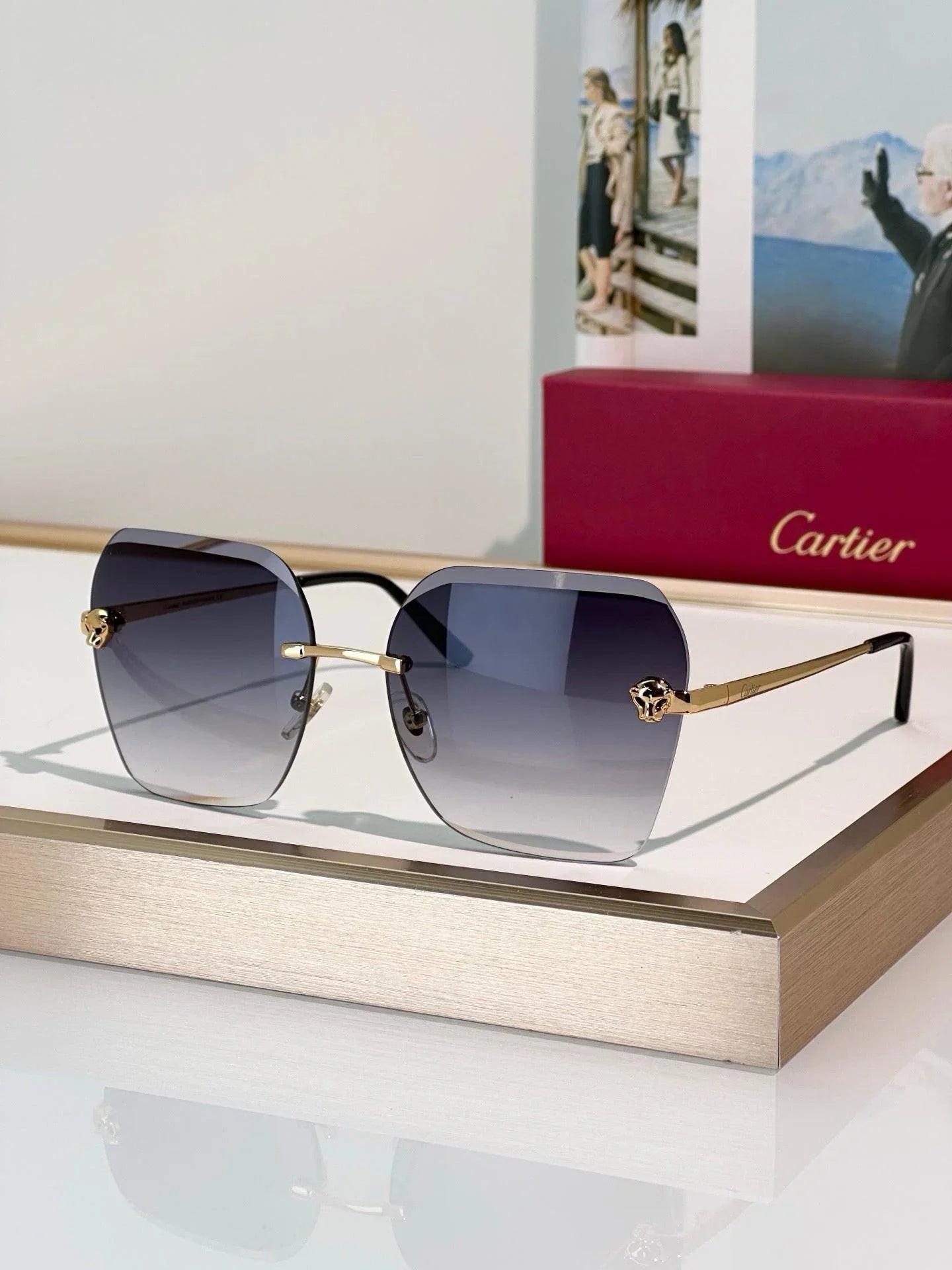 Cartier Panthere CT0147S 004 Sunglasses 🐆