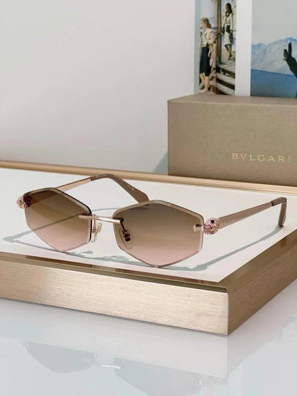 BVLGARI BV40010U Gold Butterfly Metal Sunglasses ✨