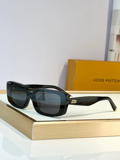 Louis Vuitton Z3165U LV Script Low Rectangle Sunglasses  ✨