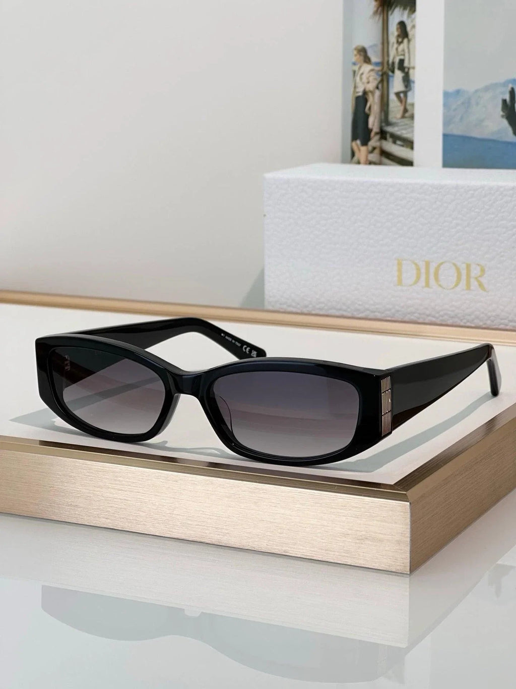 DIOR Diorraphique S1I 10A0 Black Cat Eye  Sunglasses ✨