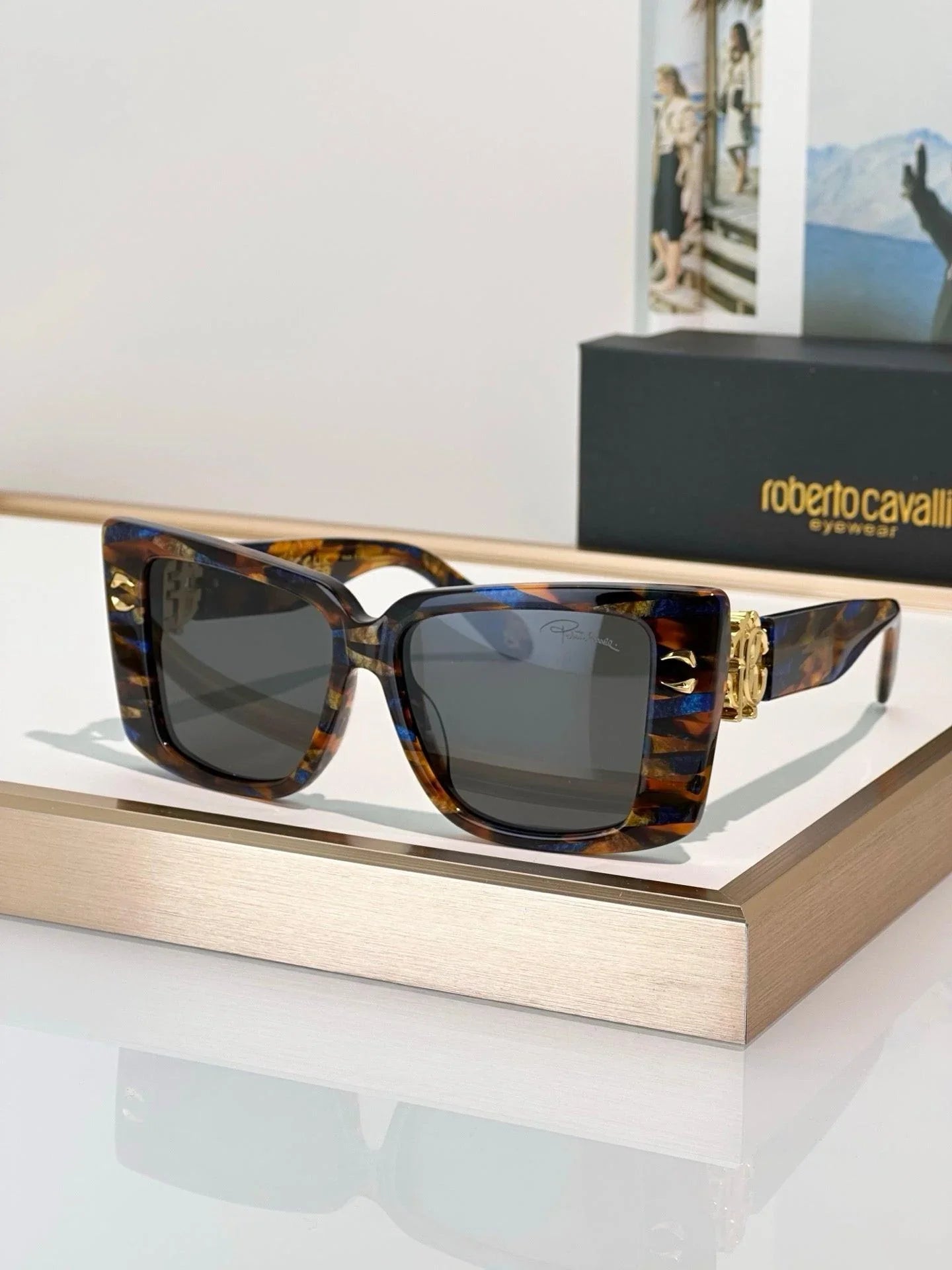 Roberto Cavalli SRC056M Sunglasses 🐍