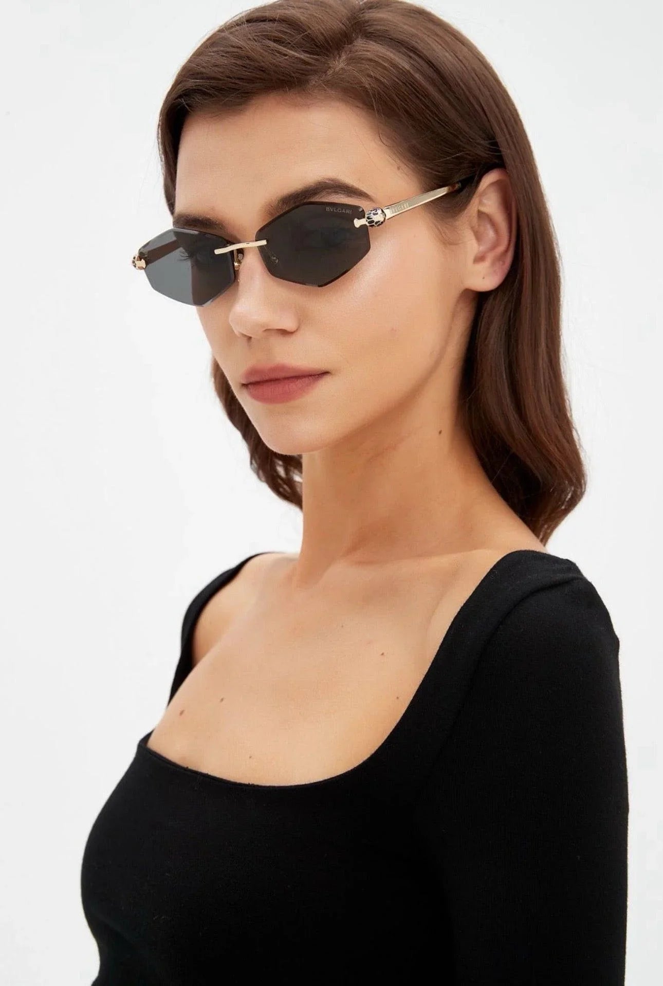BVLGARI BV40010U Gold Butterfly Metal Sunglasses ✨