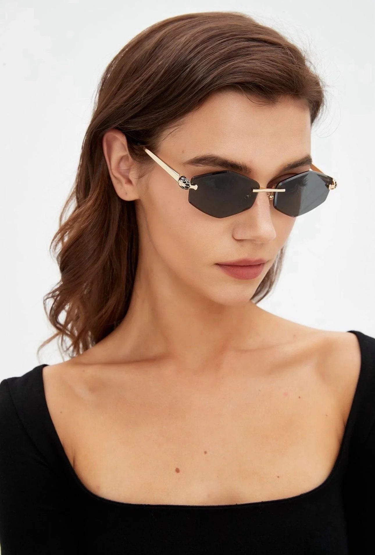 BVLGARI BV40010U Gold Butterfly Metal Sunglasses ✨
