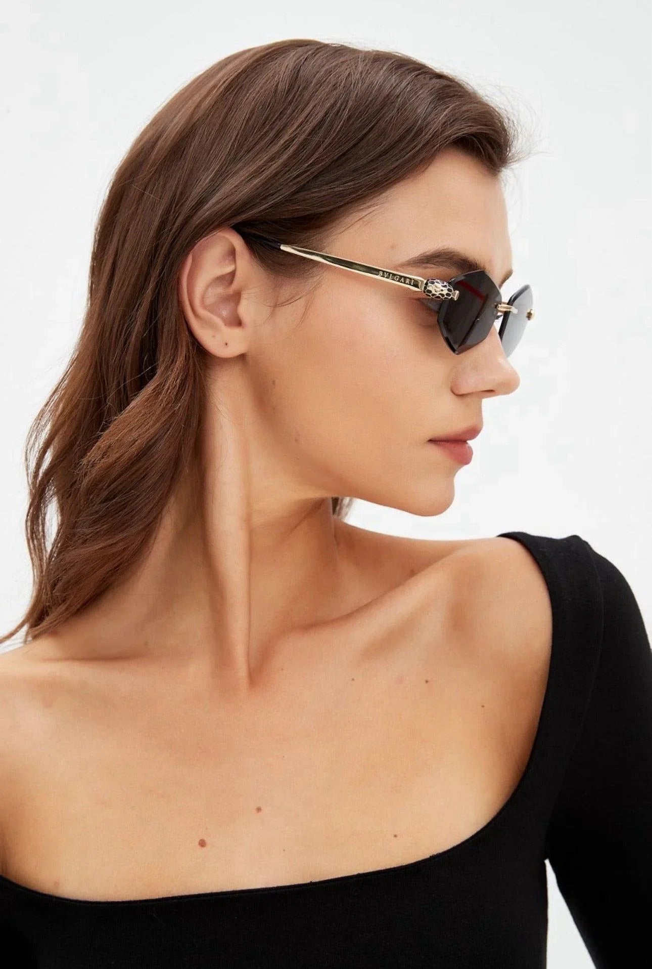 BVLGARI BV40010U Gold Butterfly Metal Sunglasses ✨