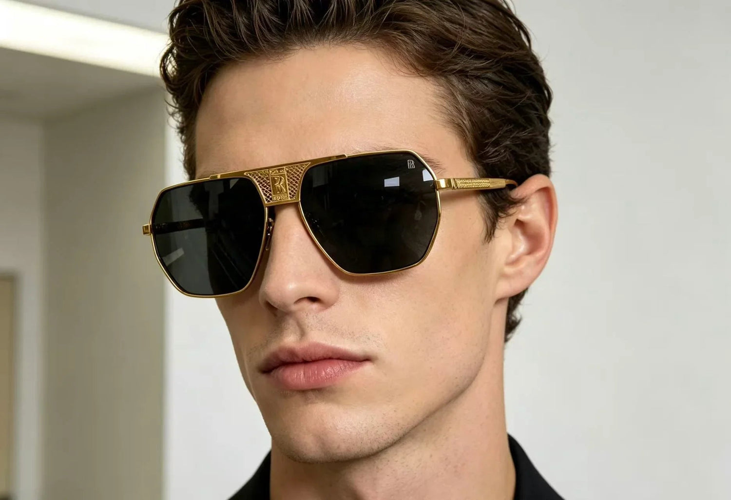 Rolls Royce SS1255 18K plated Zeiss lens Rose-Silver-Gold Eyewear  👑
