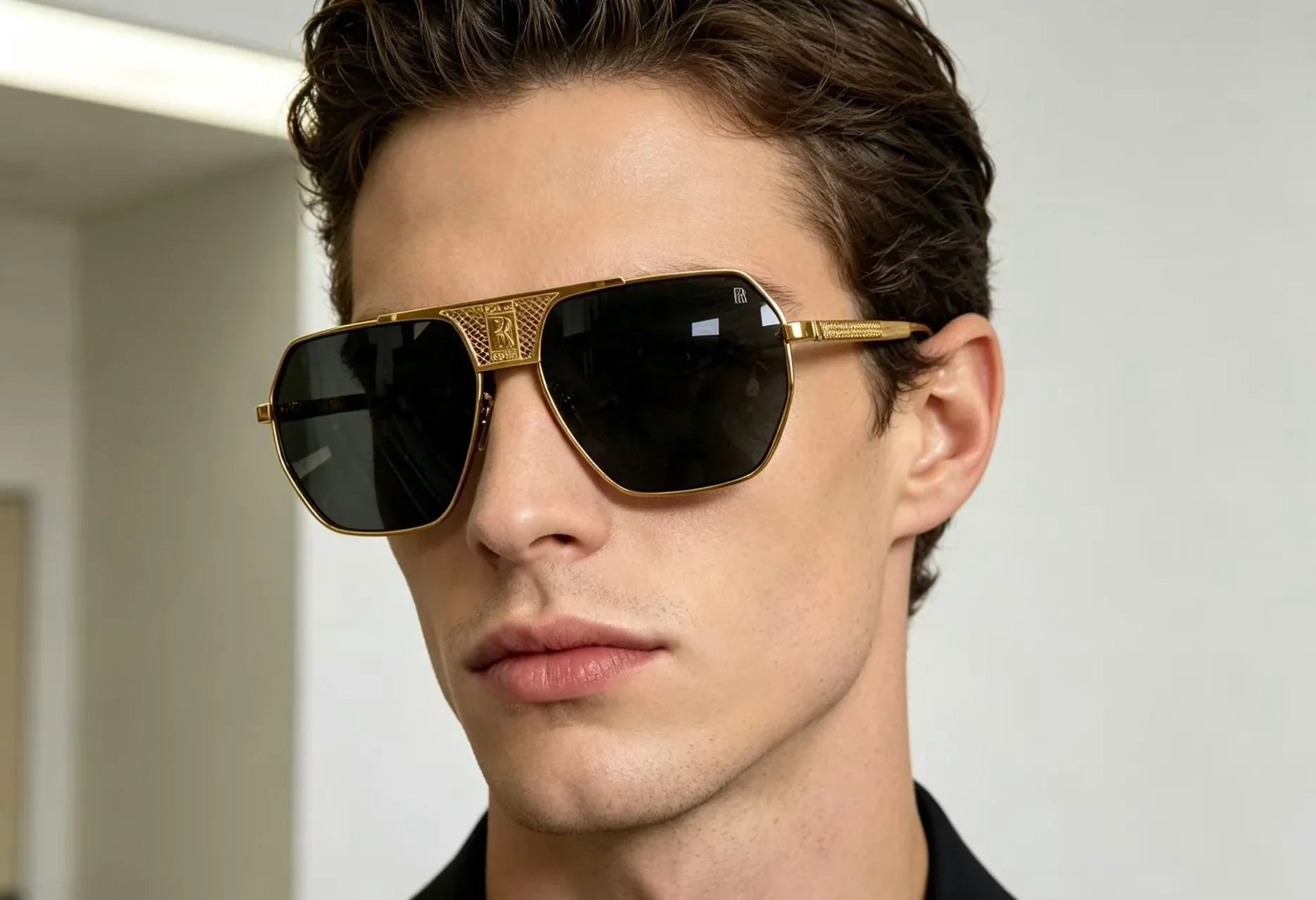 Rolls Royce SS1255 18K plated Zeiss lens Rose-Silver-Gold Eyewear  👑