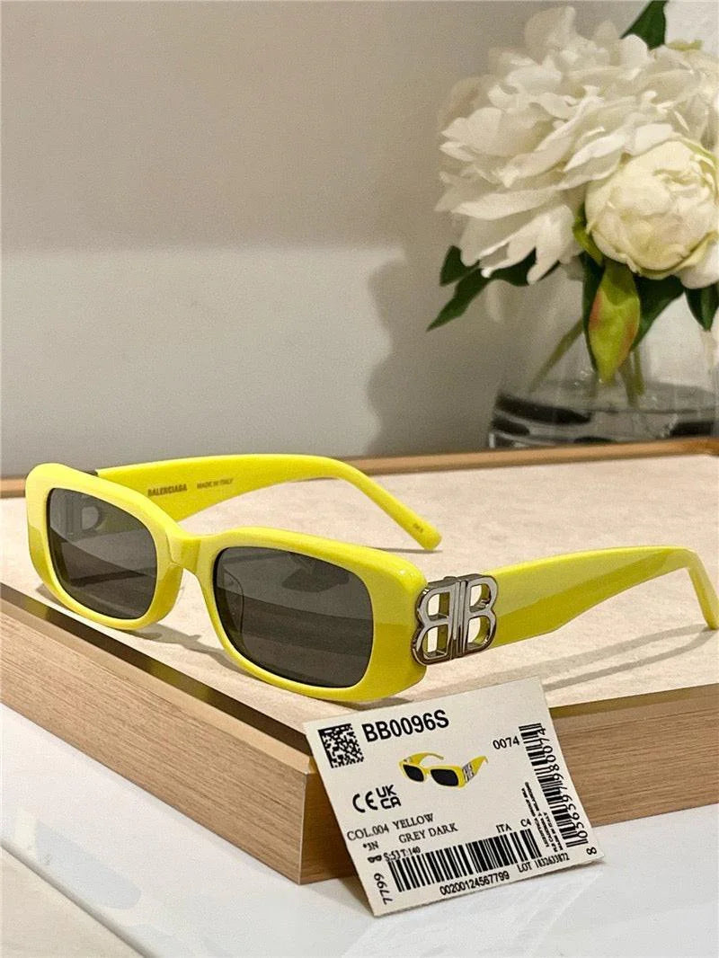 Balenciaga Eyewear BA 0096S  rectangle-frame sunglasses Unisex🖤