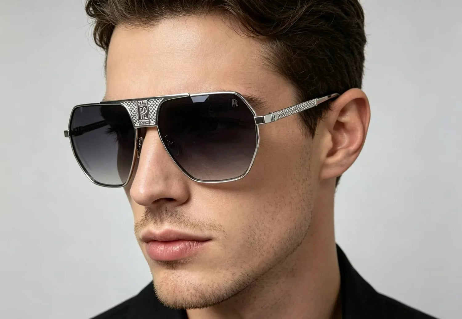 Rolls Royce SS1255 18K plated Zeiss lens Rose-Silver-Gold Eyewear  👑
