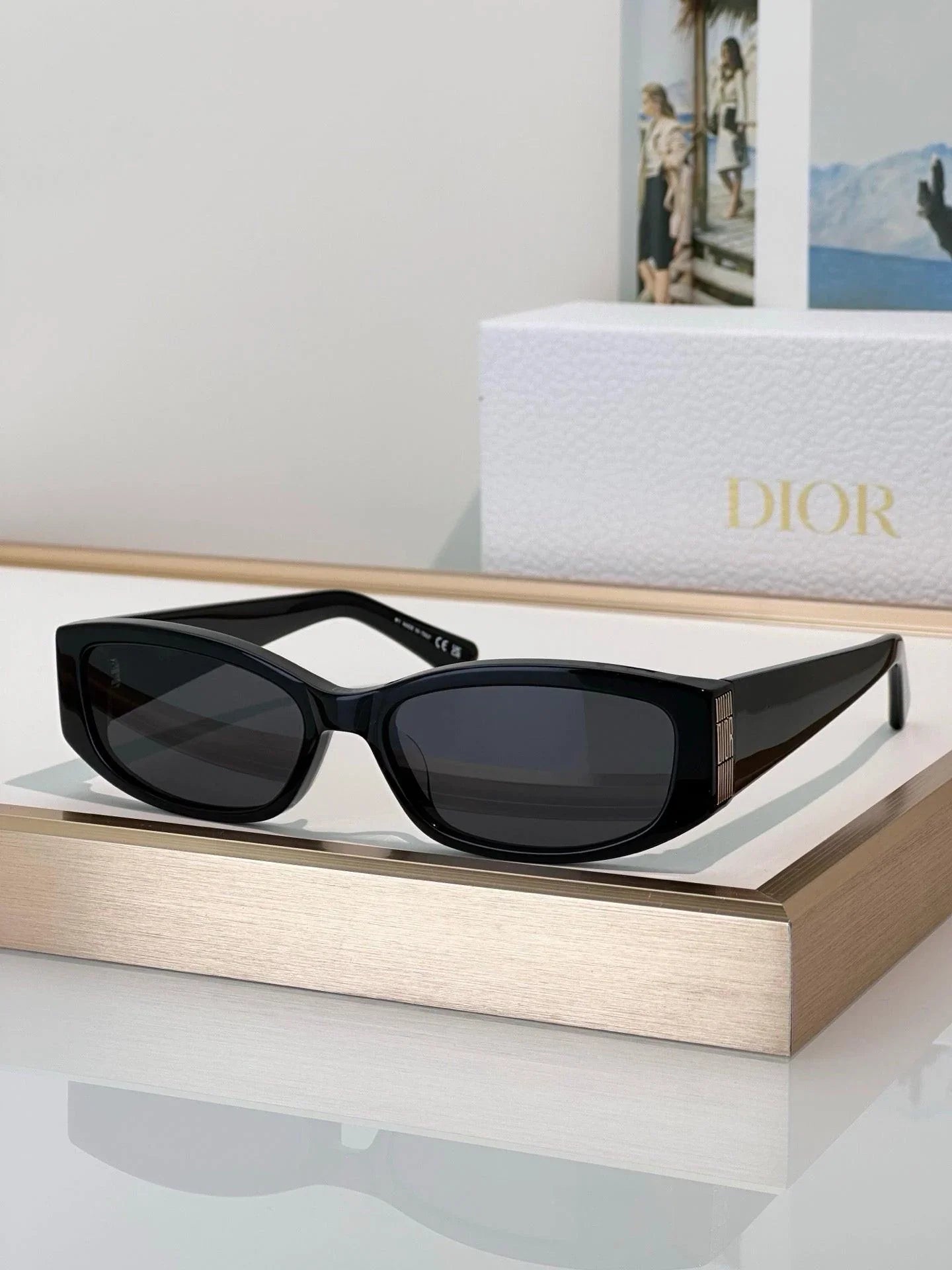 DIOR Diorraphique S1I 10A0 Black Cat Eye  Sunglasses ✨