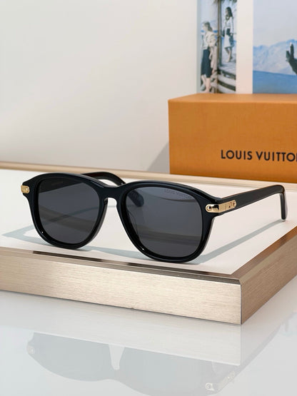Louis Vuitton Z3075U LV Signature Aviator Sunglasses ✨