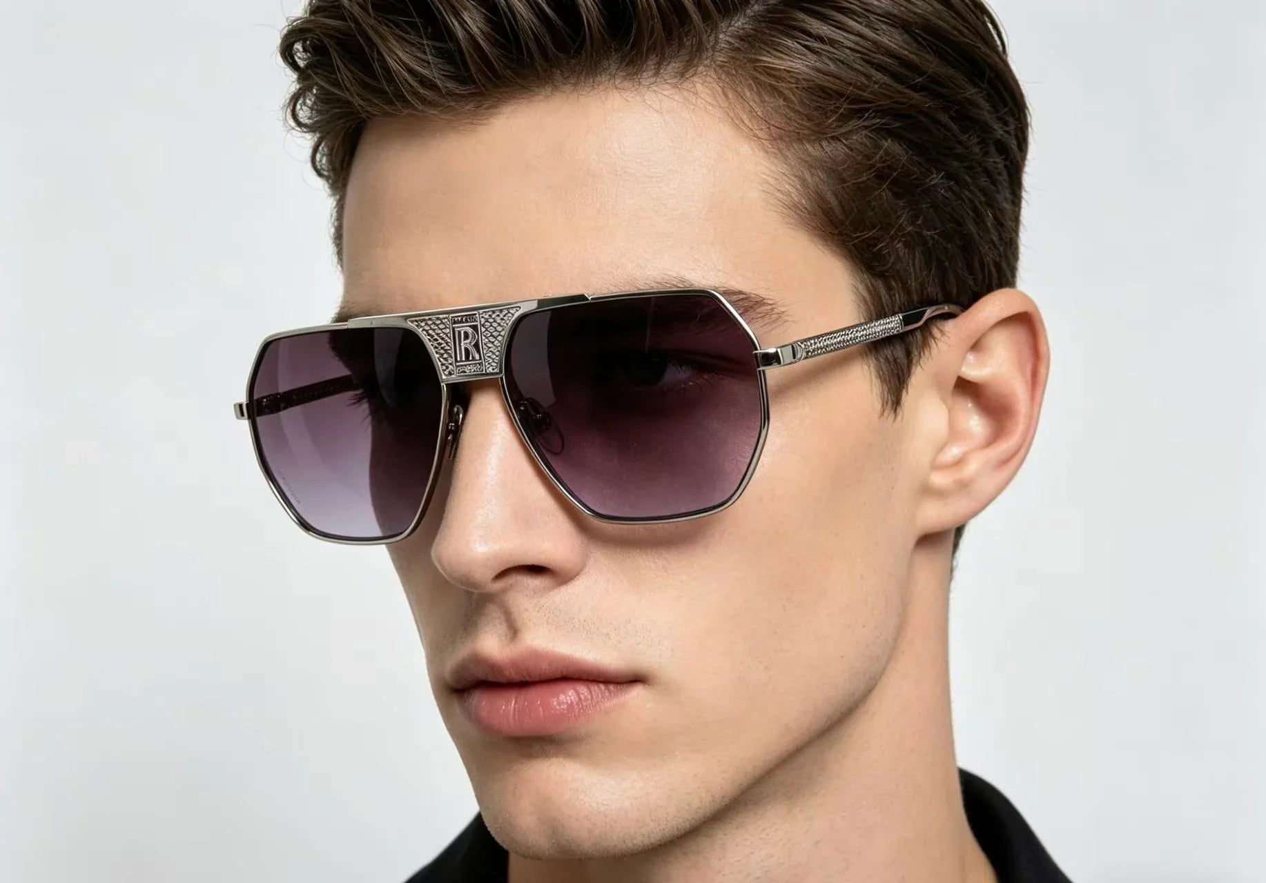 Rolls Royce SS1255 18K plated Zeiss lens Rose-Silver-Gold Eyewear  👑