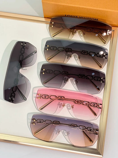 Louis Vuitton Z3108U LV Jewel Mask  Sunglasses NEW   ✨