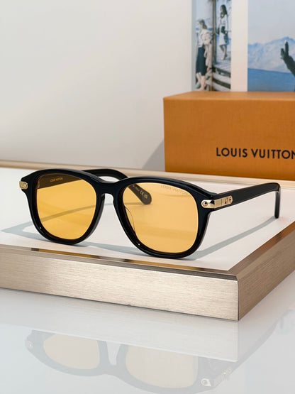 Louis Vuitton Z3075U LV Signature Aviator Sunglasses ✨