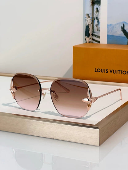 Louis Vuitton Z3169U Flower Edge Metal Square Sunglasses   ✨