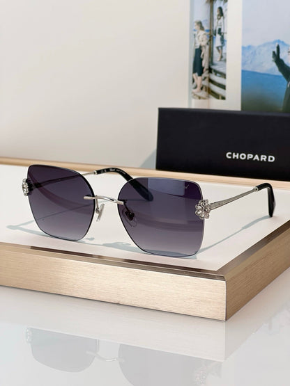 Chopard VCHL60S - 08FC Polished Copper Woman Sunglasses  ✨
