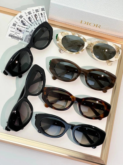 DIOR Dior Clover B1F Transparent Pink Oval  Sunglasses✨