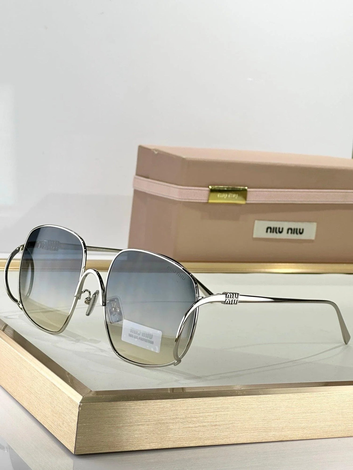 MIU MIU A57S 5AK40S Gold Sunglasses✨