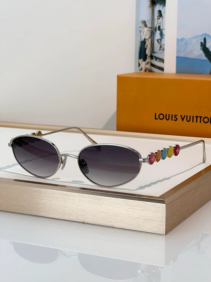 Louis Vuitton Z3179U LV Confetti Oval Sunglasses   ✨