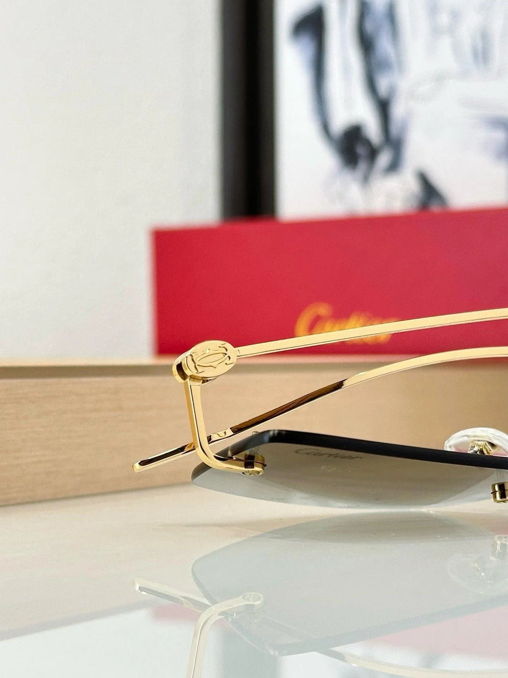 Cartier CT0367S 002 54 - Gold-Silver Unisex Sunglasses Precious 🐆 $11.000