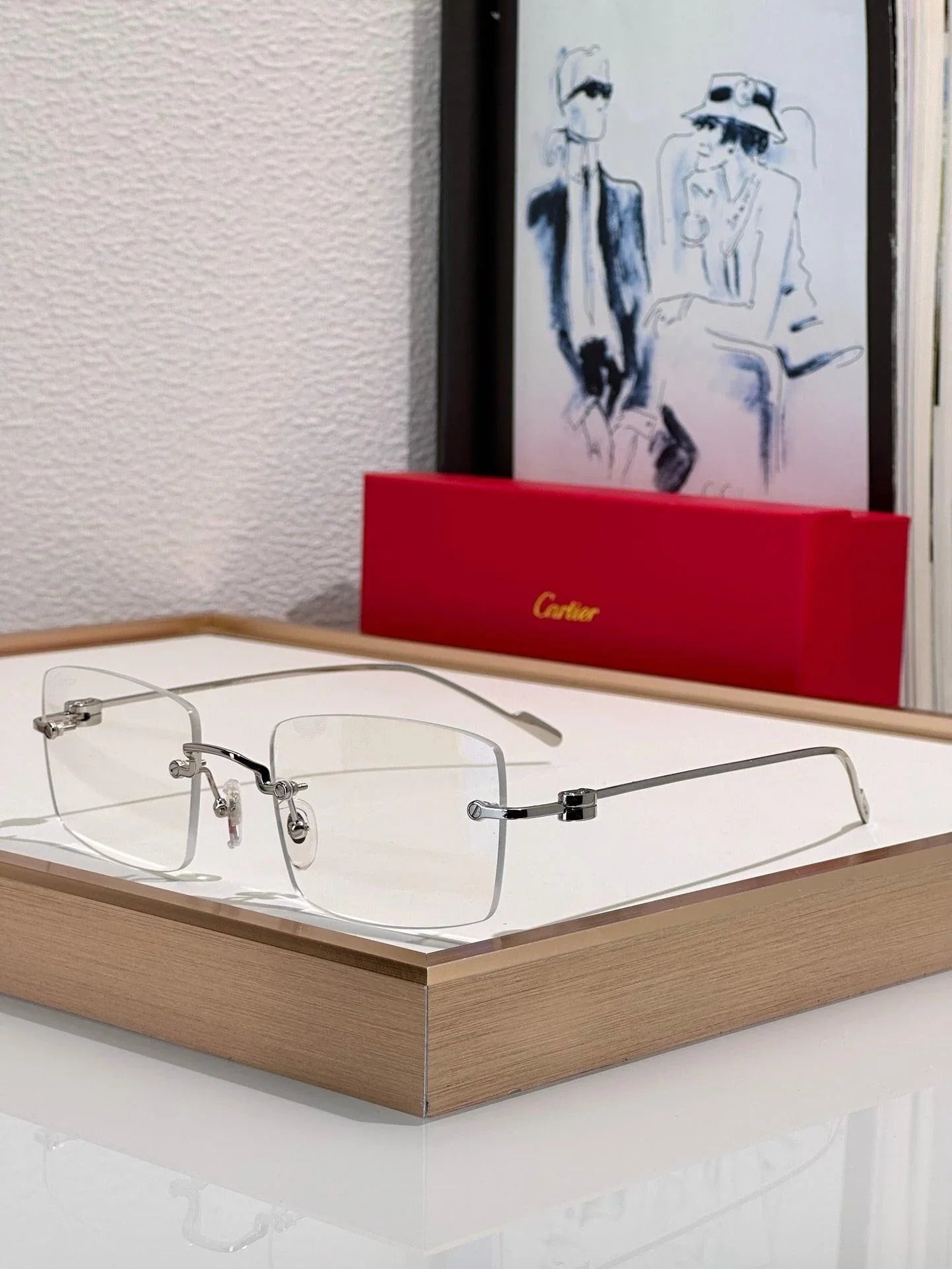 Cartier CT0367S 002 54 - Gold-Silver Unisex Sunglasses Precious 🐆 $11.000