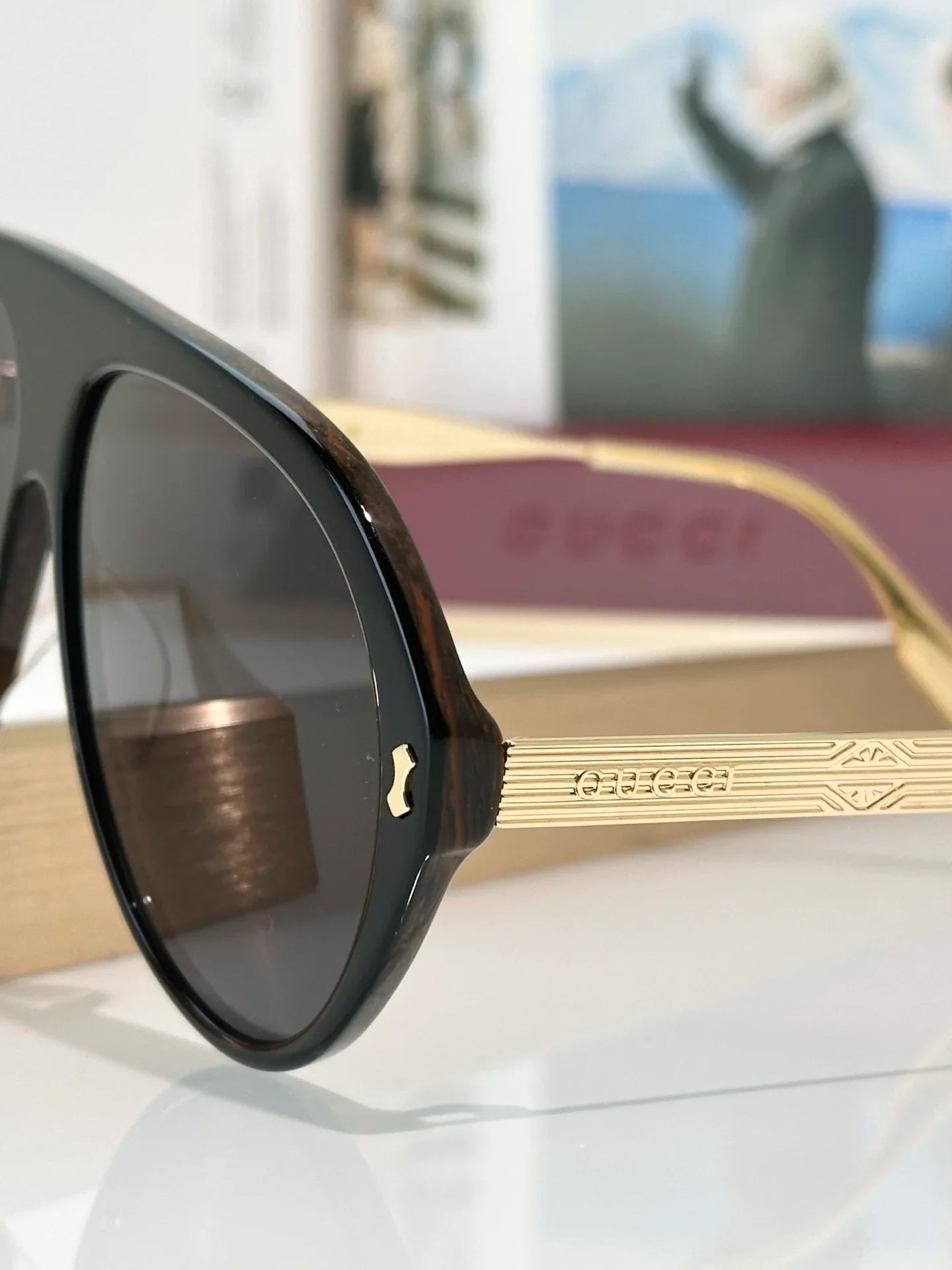 Gucci GG1515S 001 Sunglasses - As Seen On Lewis Hamilton 🇮🇹