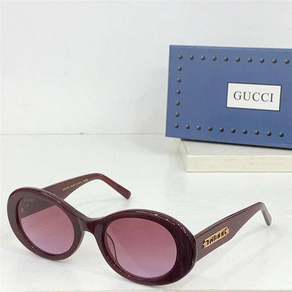 Gucci Oval Round Frame GG1587S Women&