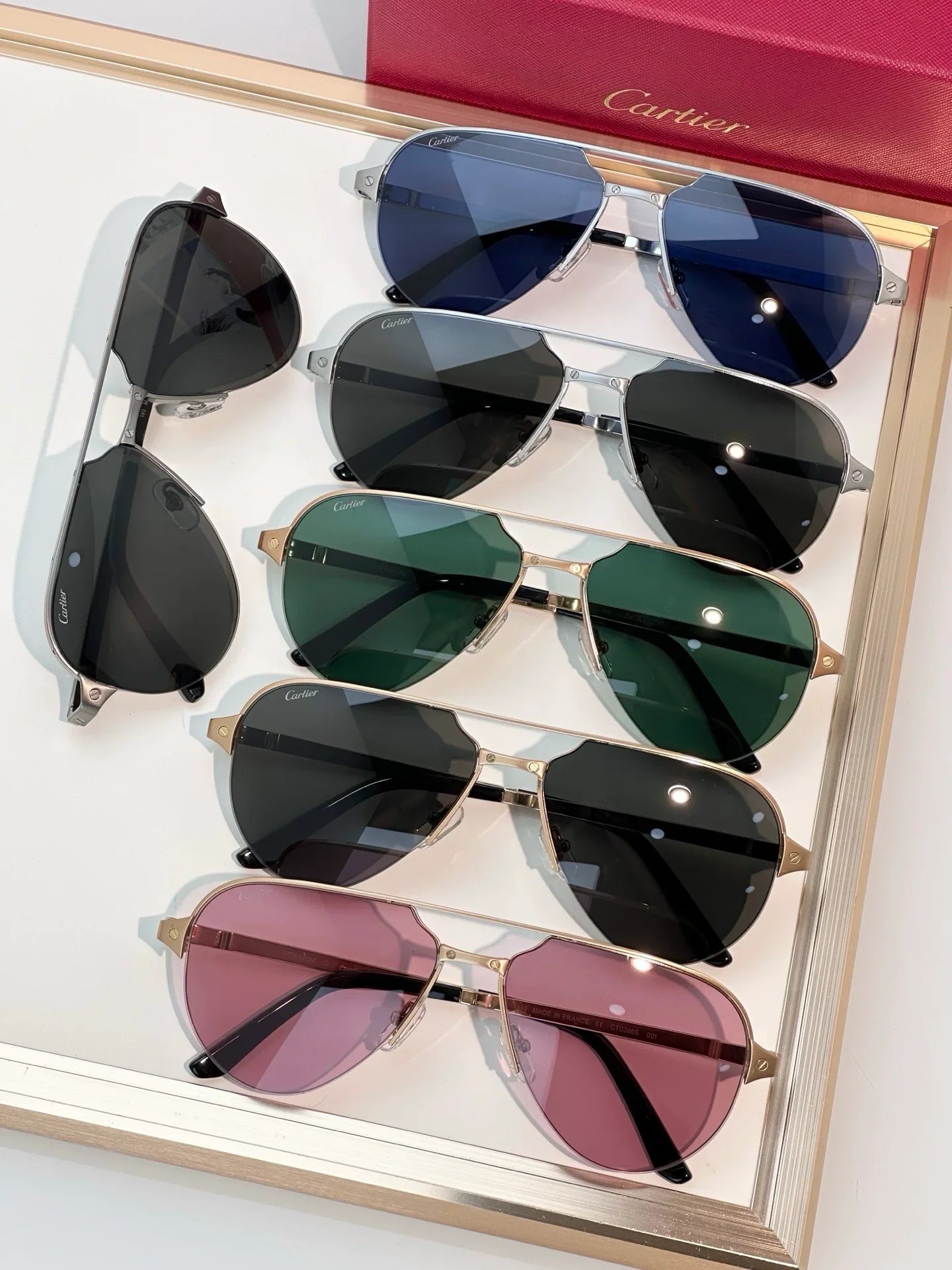 Cartier CT0386S 003 Sunglasses Men's $1295  ✨
