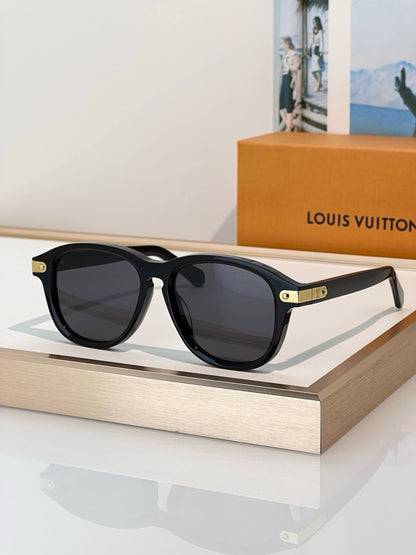 Louis Vuitton Z3125U LV Signature Aviator Sunglasses  ✨