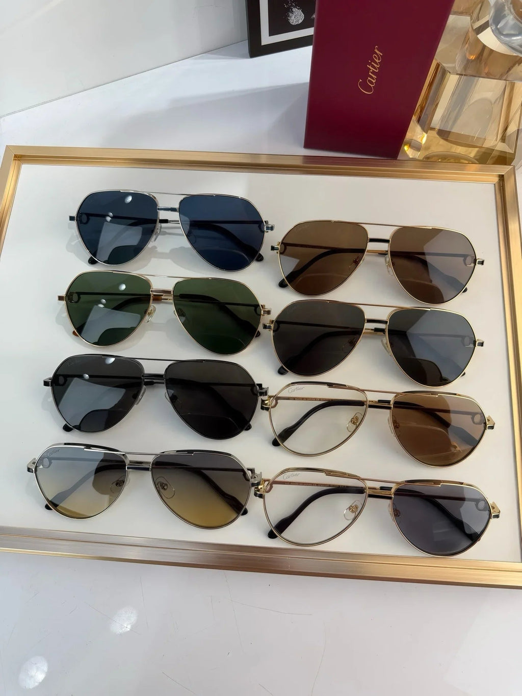 Cartier PREMIÈRE DE CARTIER CT0334S Sunglasses&Photochromic Glasses  🐆 $1495