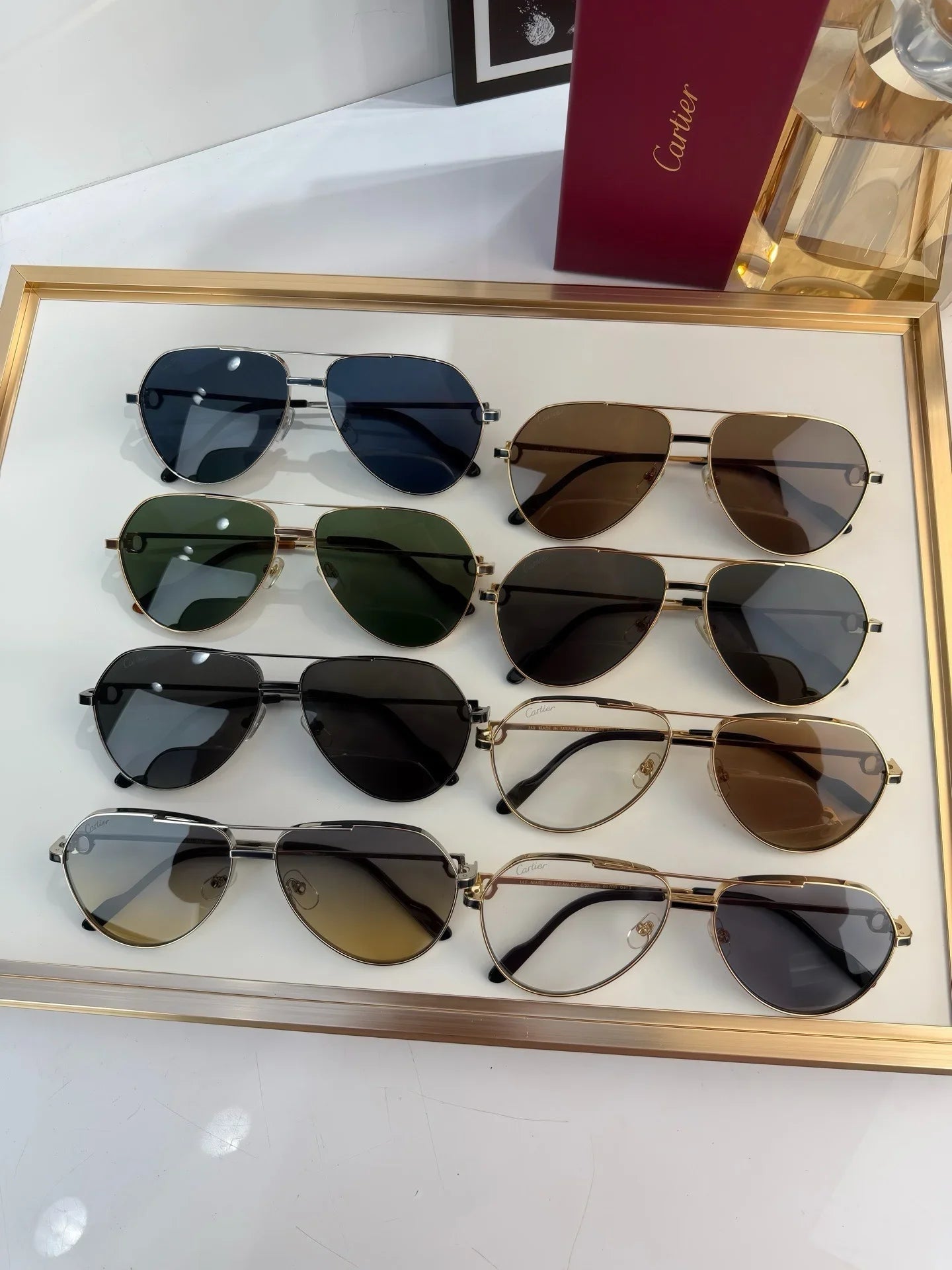 Cartier PREMIÈRE DE CARTIER CT0334S Sunglasses&Photochromic Glasses  🐆 $1495