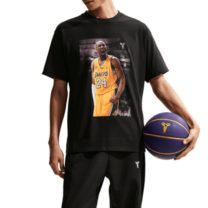 KOBE MAX90 "MAMBA MENTALITY" BASKETBALL T-SHIRT BLACK