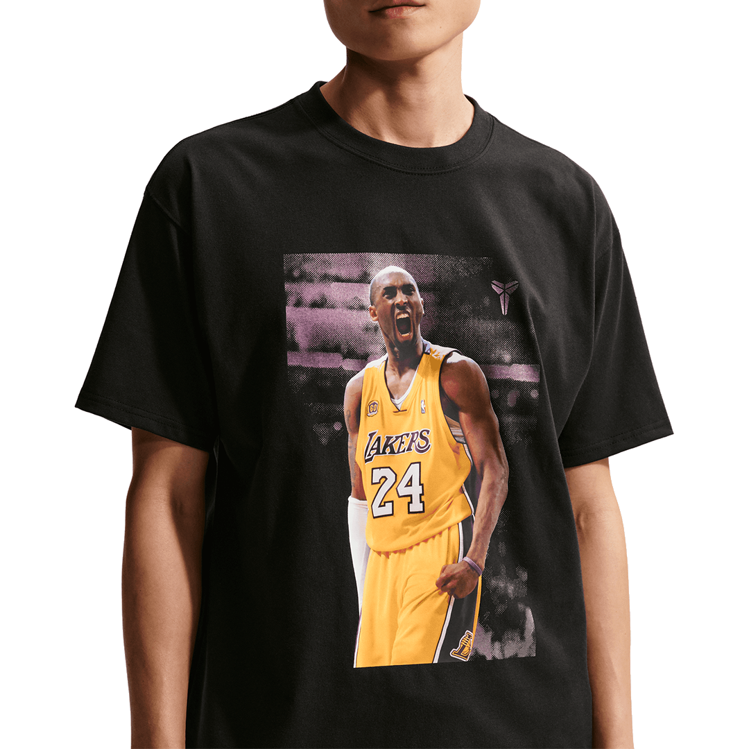 KOBE MAX90 "MAMBA MENTALITY" BASKETBALL T-SHIRT BLACK