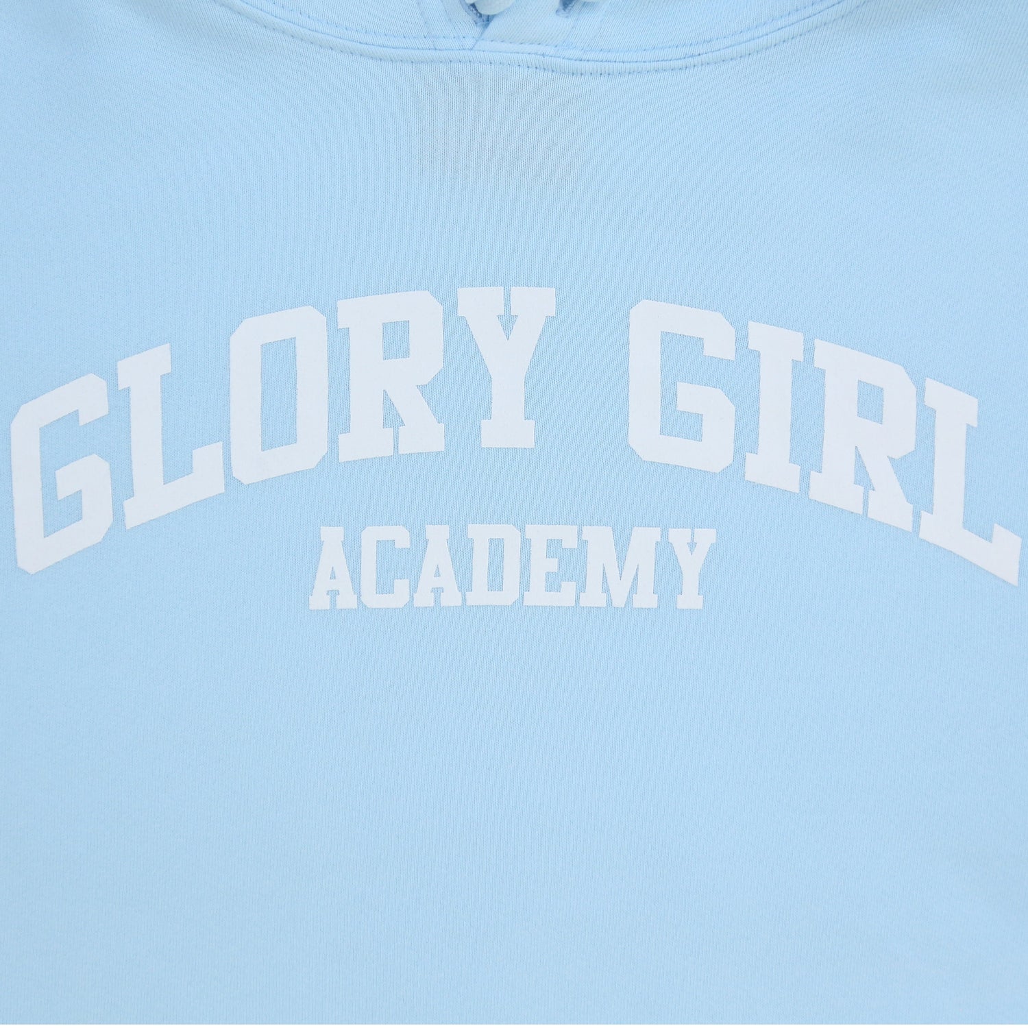 Glory Girl Academy Crop Hoodie (Powder Blue)
