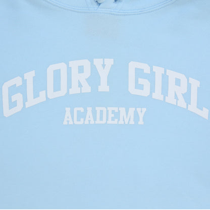 Glory Girl Academy Crop Hoodie (Powder Blue)