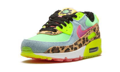 W Air Max 90 LX "Denim Leopard Print" CW3499 300