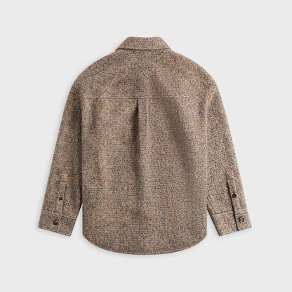 Loewe Overshirt - Beige / Blue Melange