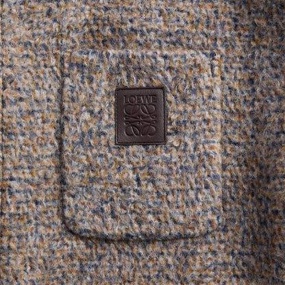 Loewe Overshirt - Beige / Blue Melange