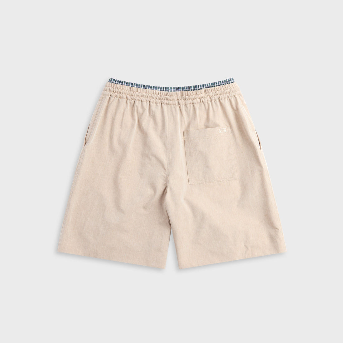 Loewe Turn-Up Cotton Short - Beige