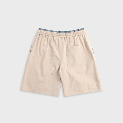 Loewe Turn-Up Cotton Short - Beige