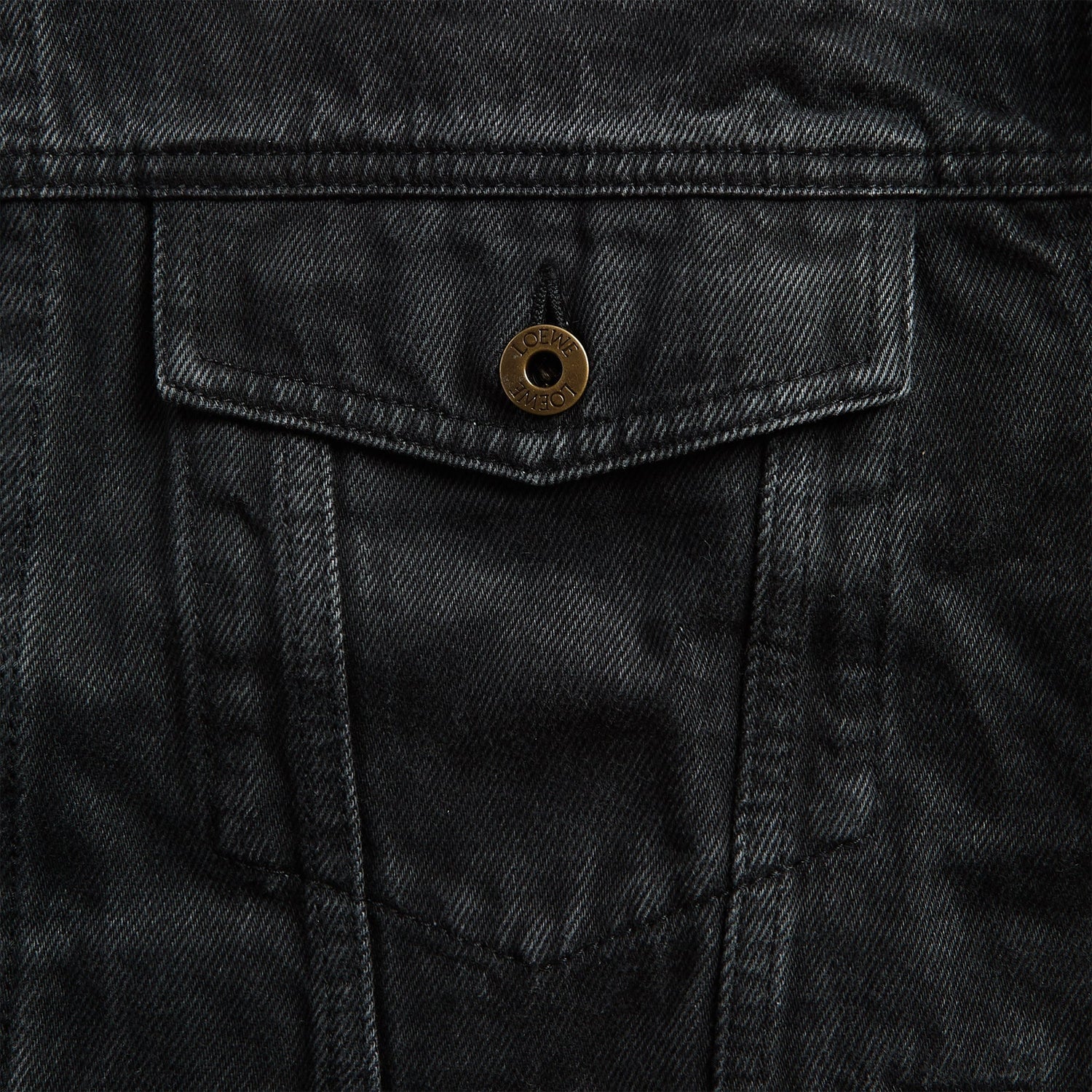 Loewe Anagram Denim Jacket - Black