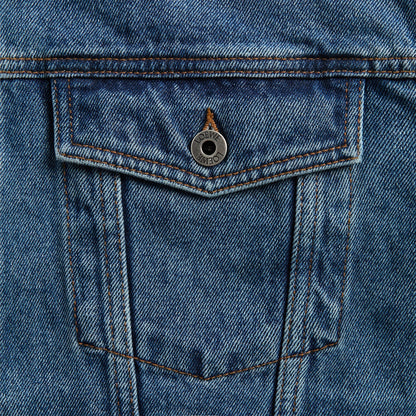 Loewe Anagram Denim Jacket - Jeans Blue