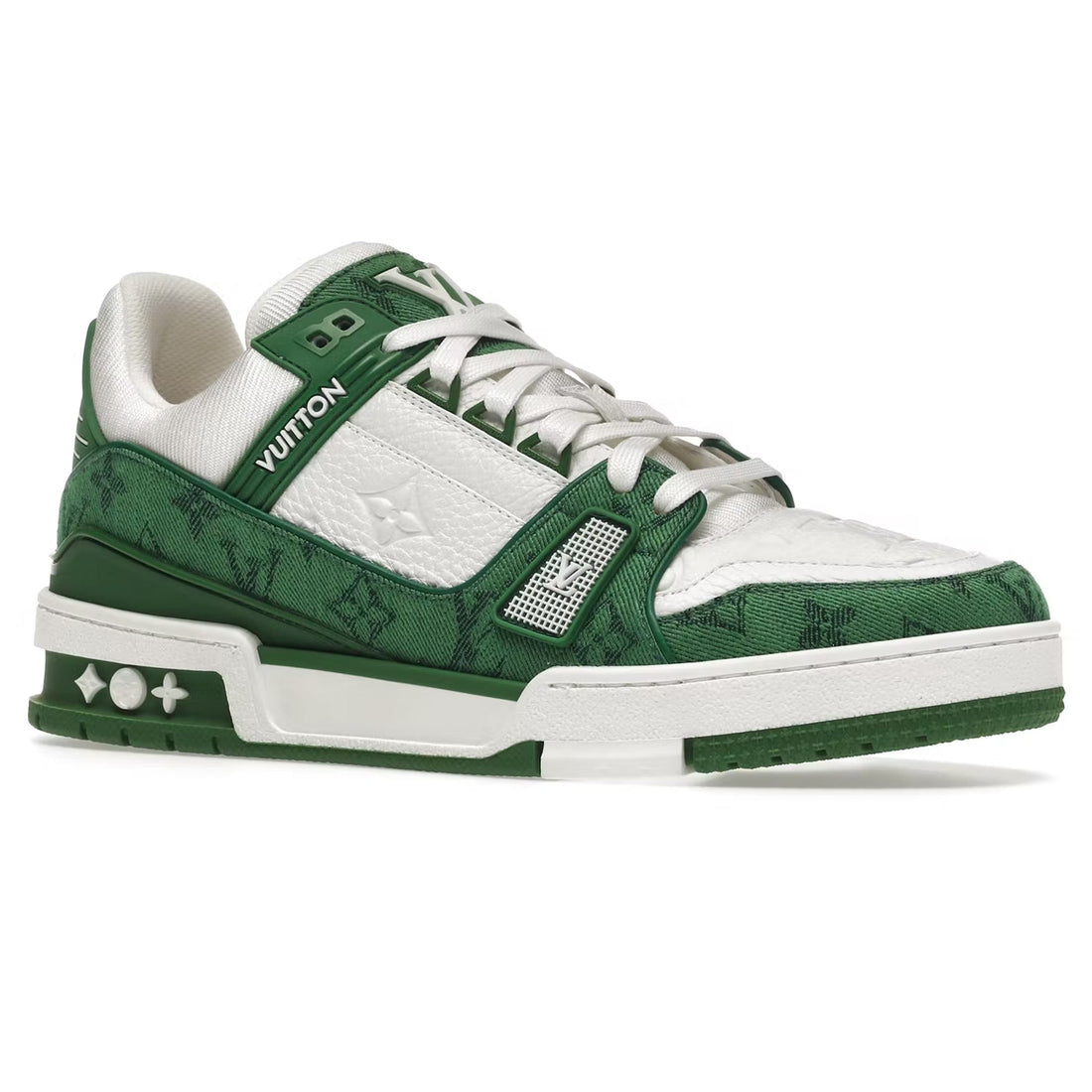 Louis Vuitton LV Trainer  Monogram Green Denim Sneaker