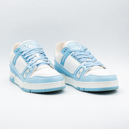 Louis Vuitton Trainer Low White Sky Blue