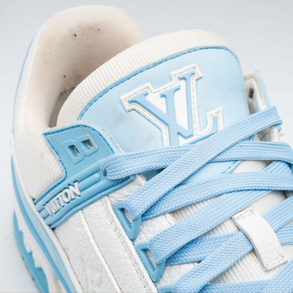 Louis Vuitton Trainer Low White Sky Blue