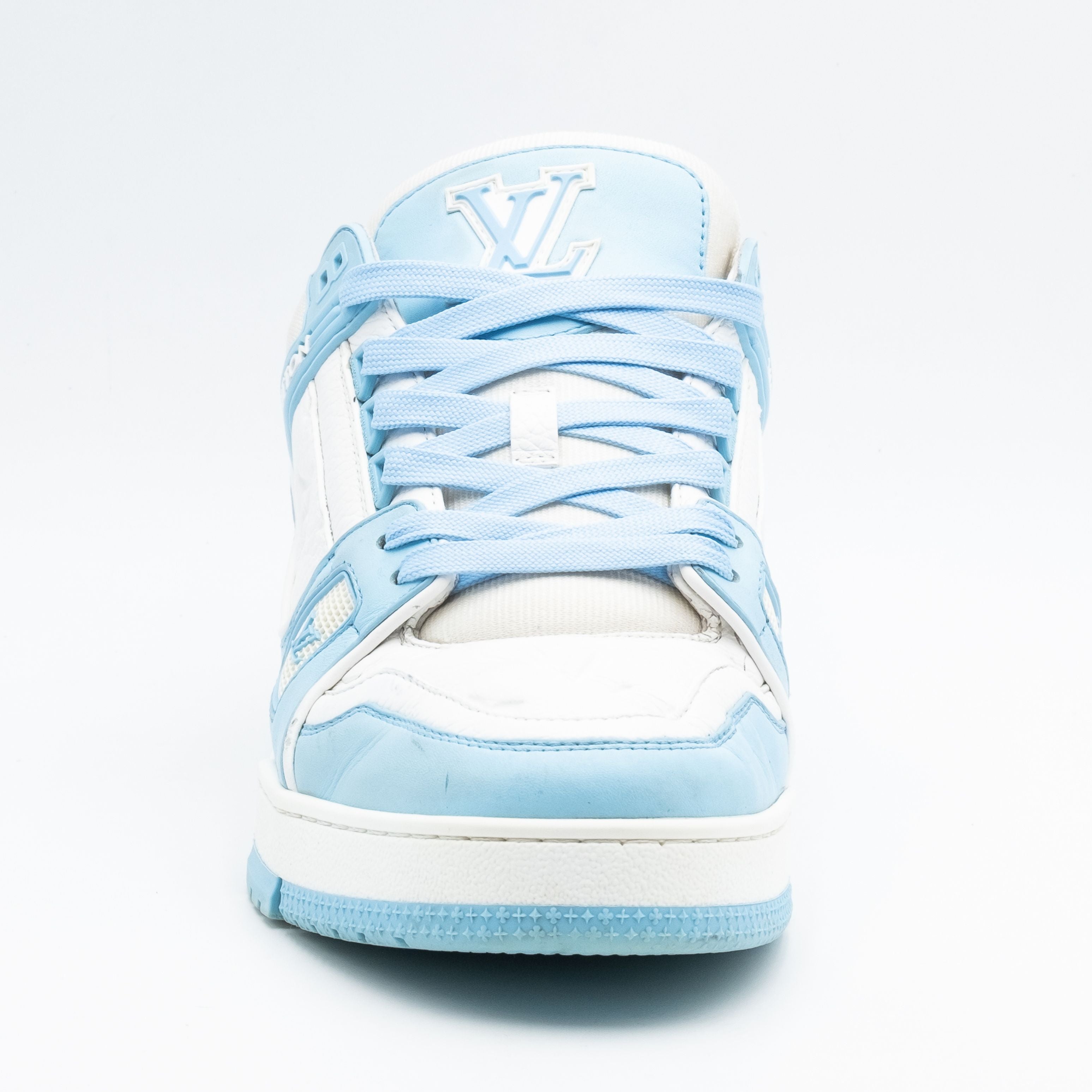 Louis Vuitton Trainer Low White Sky Blue