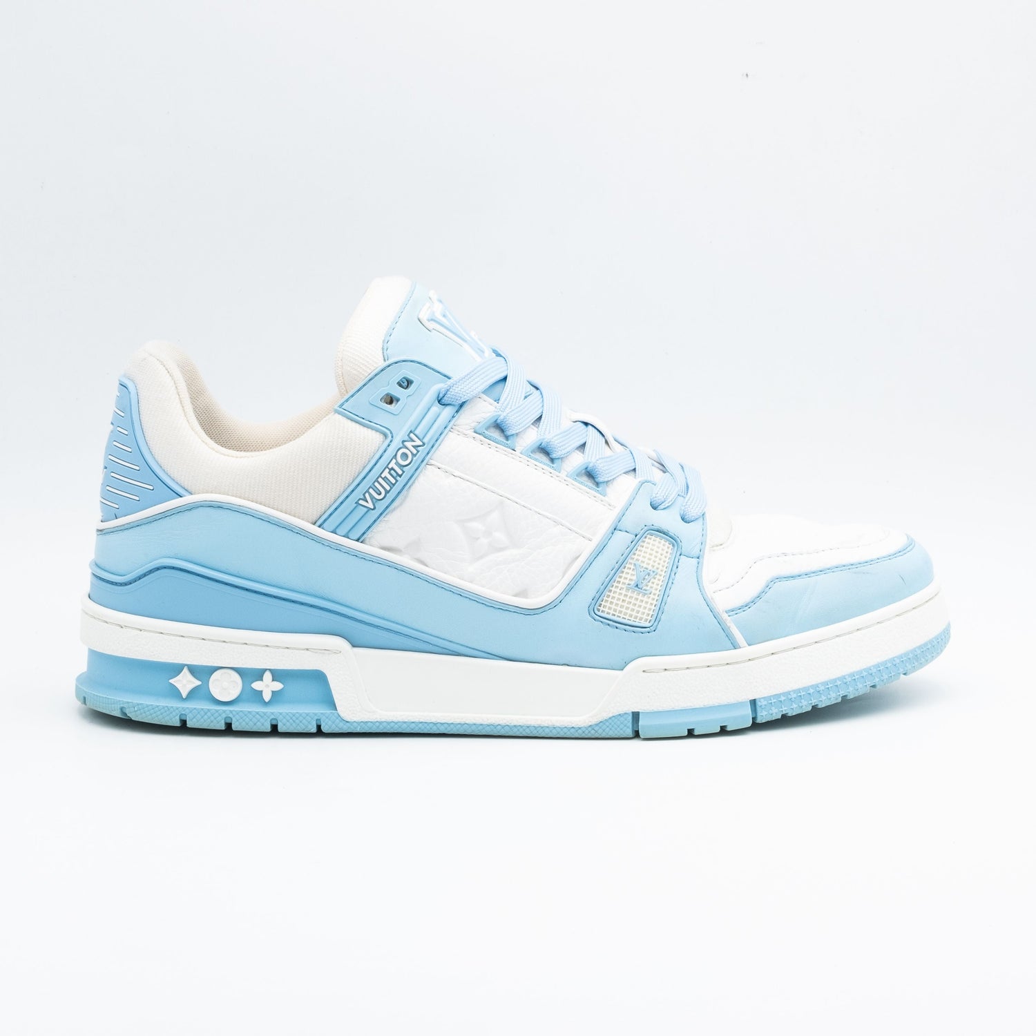 Louis Vuitton Trainer Low White Sky Blue